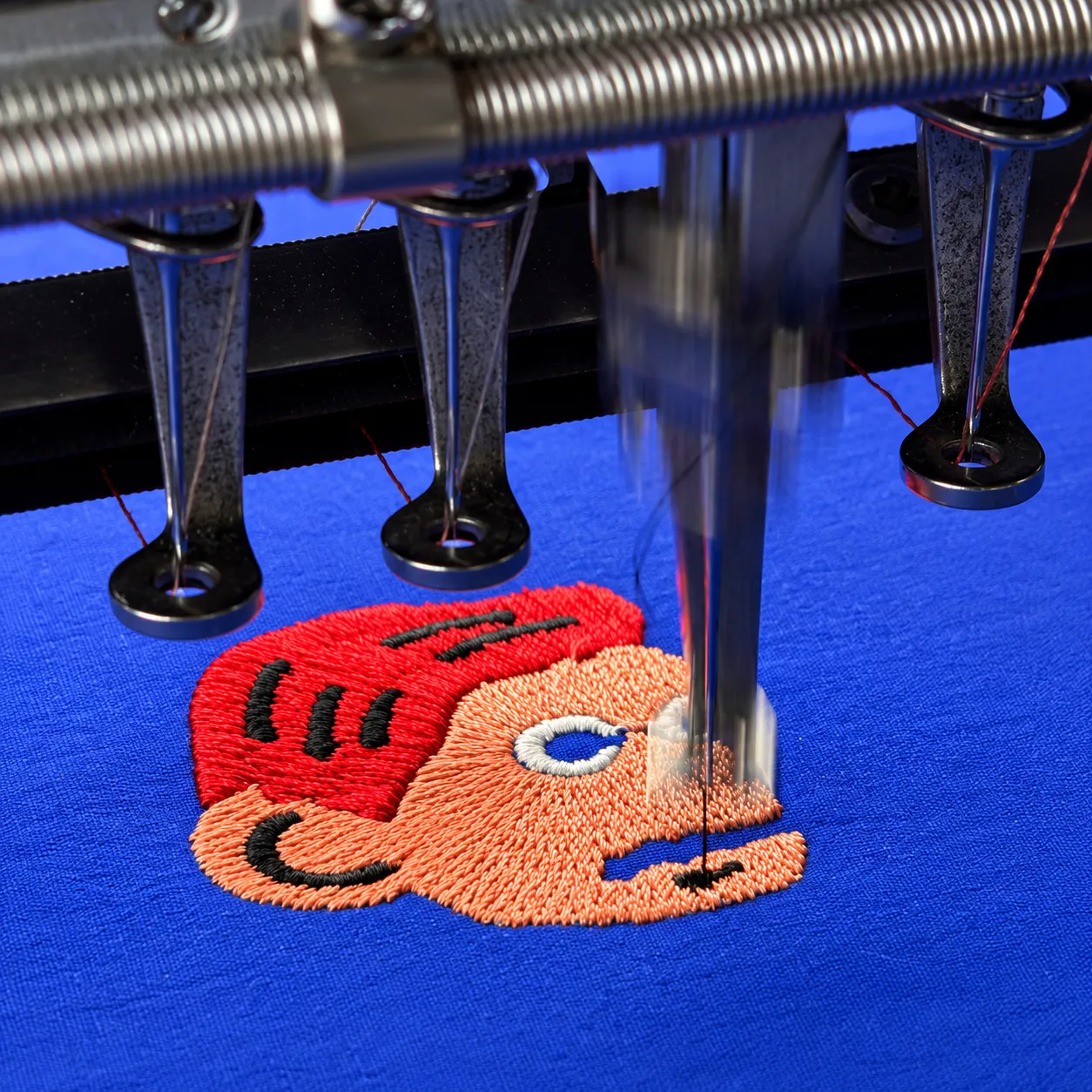 Custom logo application for streetwear