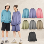 24SS105 270 GSM Washed Cotton Raglan Long-Sleeve T-Shirt