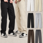 DK015 420 GSM Wide-Leg Drawstring Sweatpants
