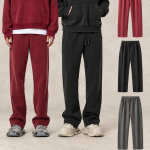 DK028 350 GSM Washed Straight-Leg Sweatpants