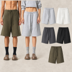 DK031 500 GSM Heavyweight Brushed Drawstring Shorts