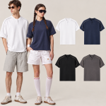 DX8883 230 GSM Contrast-Piping Henley T-Shirt