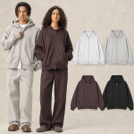 L909 355 GSM Oversized Double-Zip Hoodie