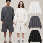 Y6317 420 GSM Raglan V-Stitch Crewneck Sweatshirt