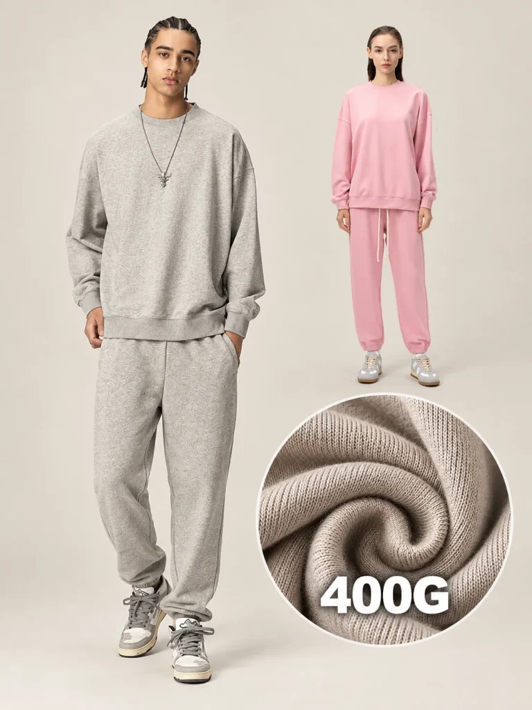 DY047 oversized crew-neck sweatshirt - 400 GSM
