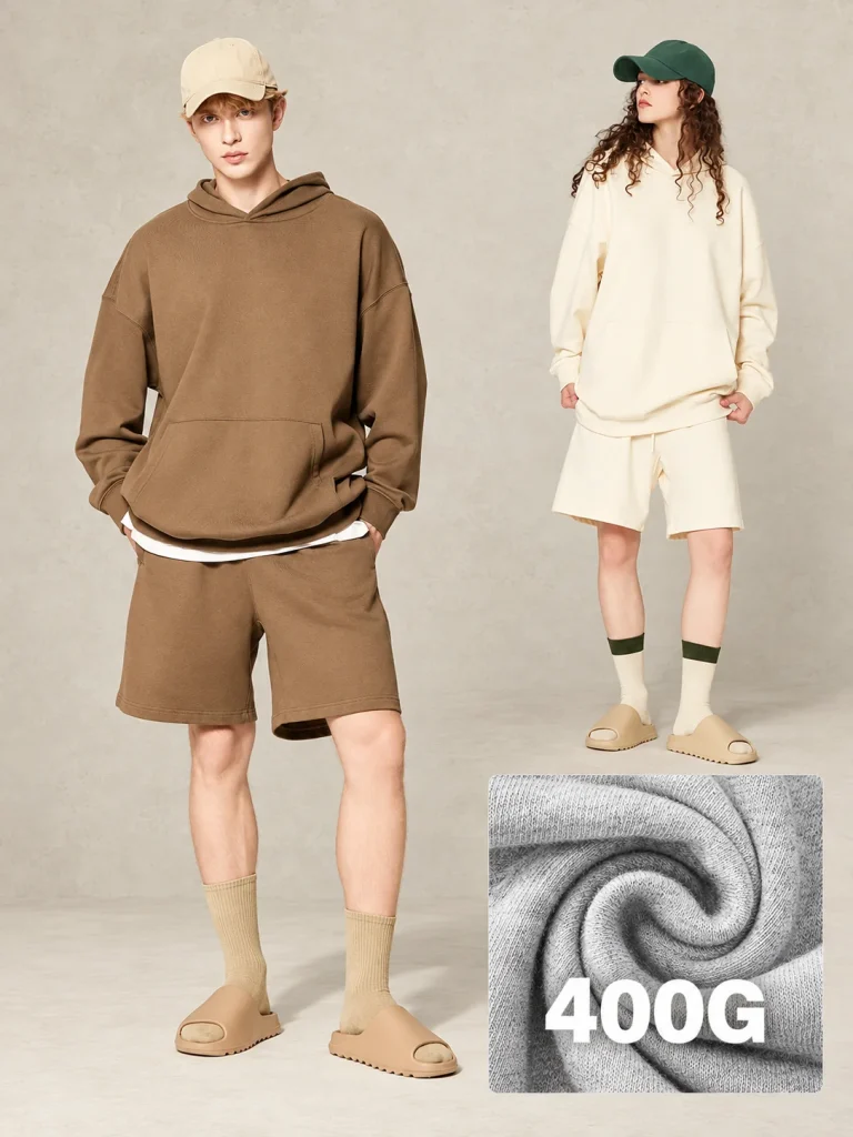 DY006 400 GSM Oversized Pullover Hoodie