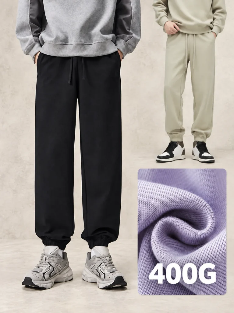 DK012 relaxed cuffed joggers - 400 GSM