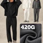 M8311 420 GSM Cropped Boxy Pullover Hoodie