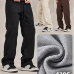 DK015 420 GSM Wide-Leg Drawstring Sweatpants