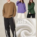 DY001 305 GSM Heavyweight Cotton Long-Sleeve T-Shirt