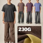 DX8830 230 GSM Contrast-Cuff Two-Tone T-Shirt