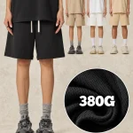 DK8605 380 GSM Heavyweight Cotton Drawstring Shorts