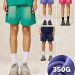 DK8602 350 GSM Spray-Washed Drawstring Shorts