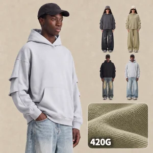 M8331 heavyweight french terry hoodie - 420 GSM
