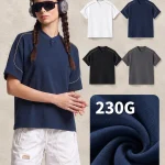 DX8883 230 GSM Contrast-Piping Henley T-Shirt