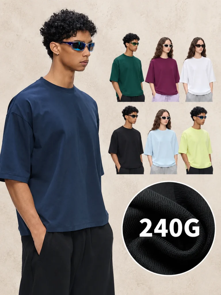 DX8845 240 GSM Cotton-Blend Boxy T-Shirt