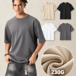 DX8823 230 GSM Stretch Cotton-Blend Crew-Neck T-Shirt