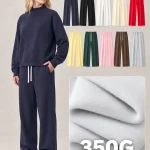 K7329 350 GSM Fleece Drawstring Wide-Leg Pants