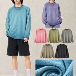 24SS105 270 GSM Washed Cotton Raglan Long-Sleeve T-Shirt